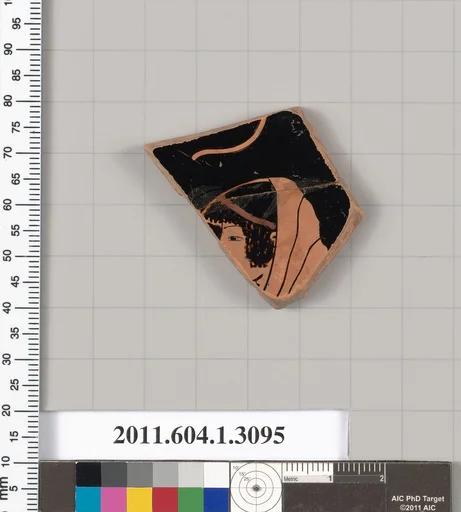 Terracotta fragment of a kylix (drinking cup)