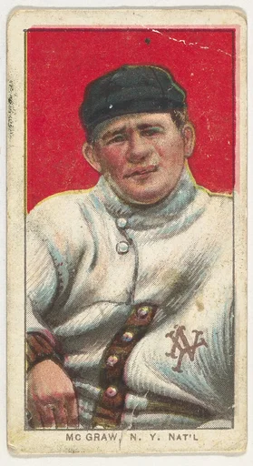 McGraw, New York, National League, from the White Border series (T206) for the American Tobacco Company