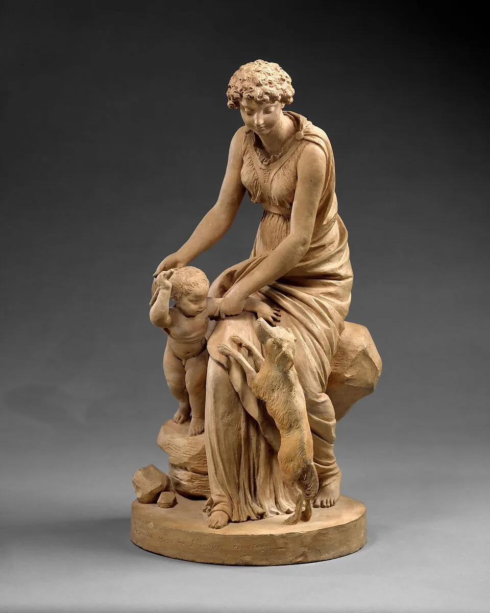 Fidelity, the Mother of Constant Love — Augustin Pajou