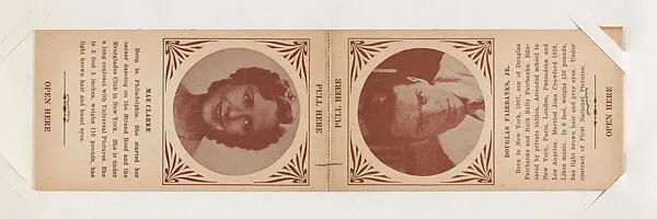 Mae Clarke and Douglas Fairbanks, Jr. from Star Folders Special Cards (W439) — Unknown