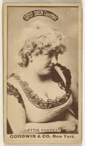 Lottie Forrest, from the Actors and Actresses series (N171) for Gypsy Queen Cigarettes