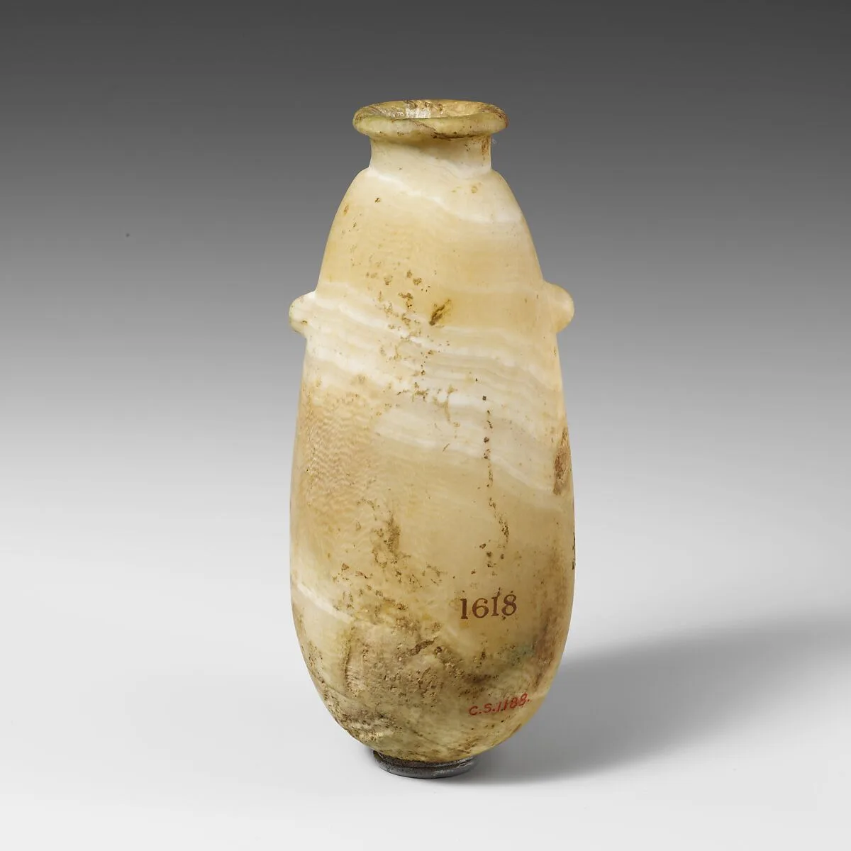 Alabaster alabastron (perfume vase) — Unknown