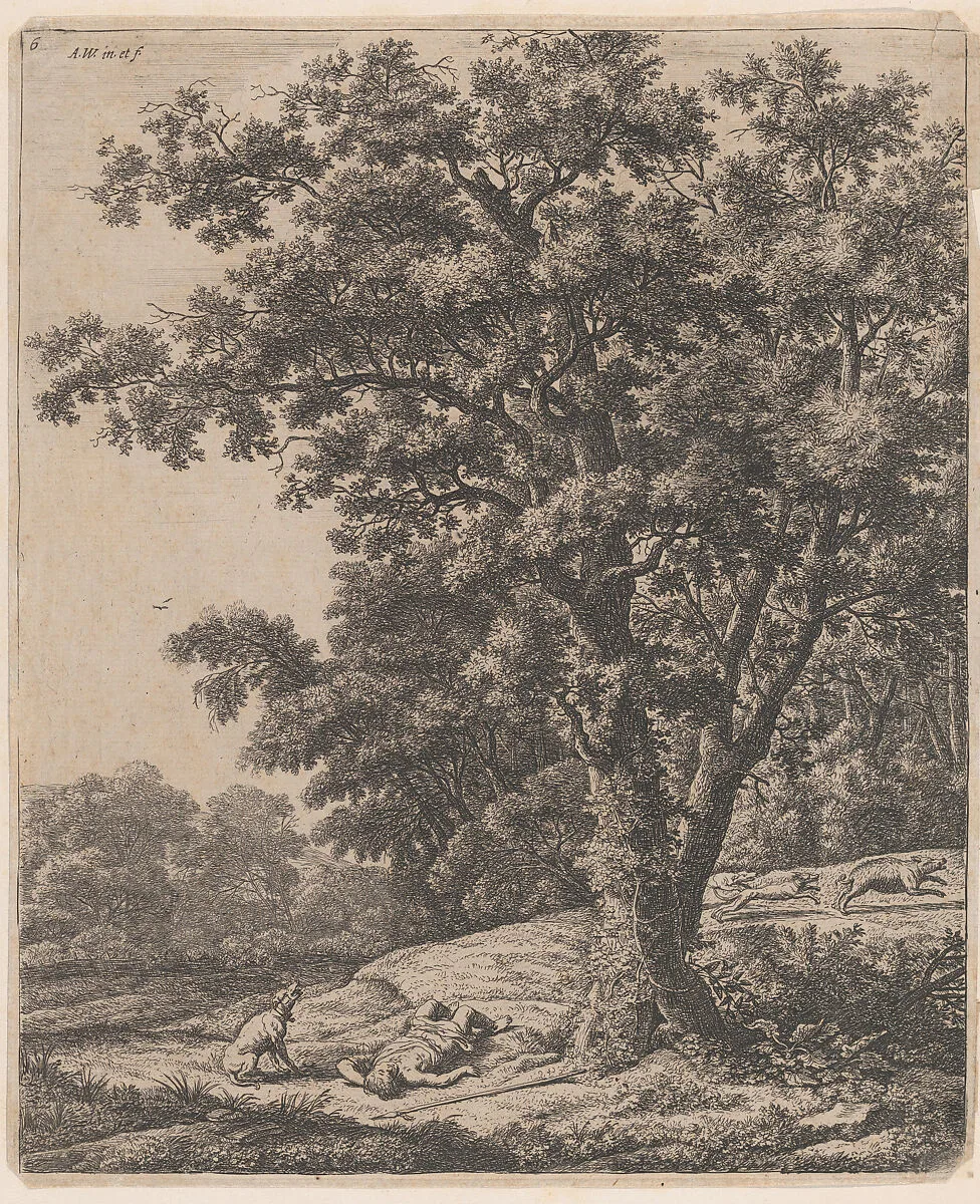 The Death of Adonis — Anthonie Waterloo