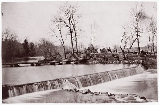 [Pontoon Across Bull Run, near Blackburn's Ford, Virginia]