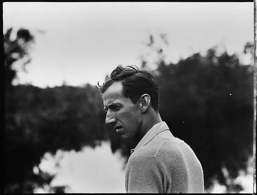 [Unidentified Man on Dayboat, Possibly Joseph Verner Reed, in Everglades, Florida]
