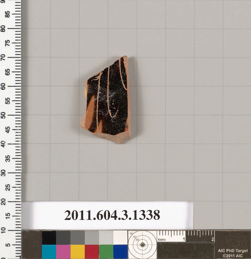 Terracotta fragment of a skyphos (deep drinking cup) — Unknown