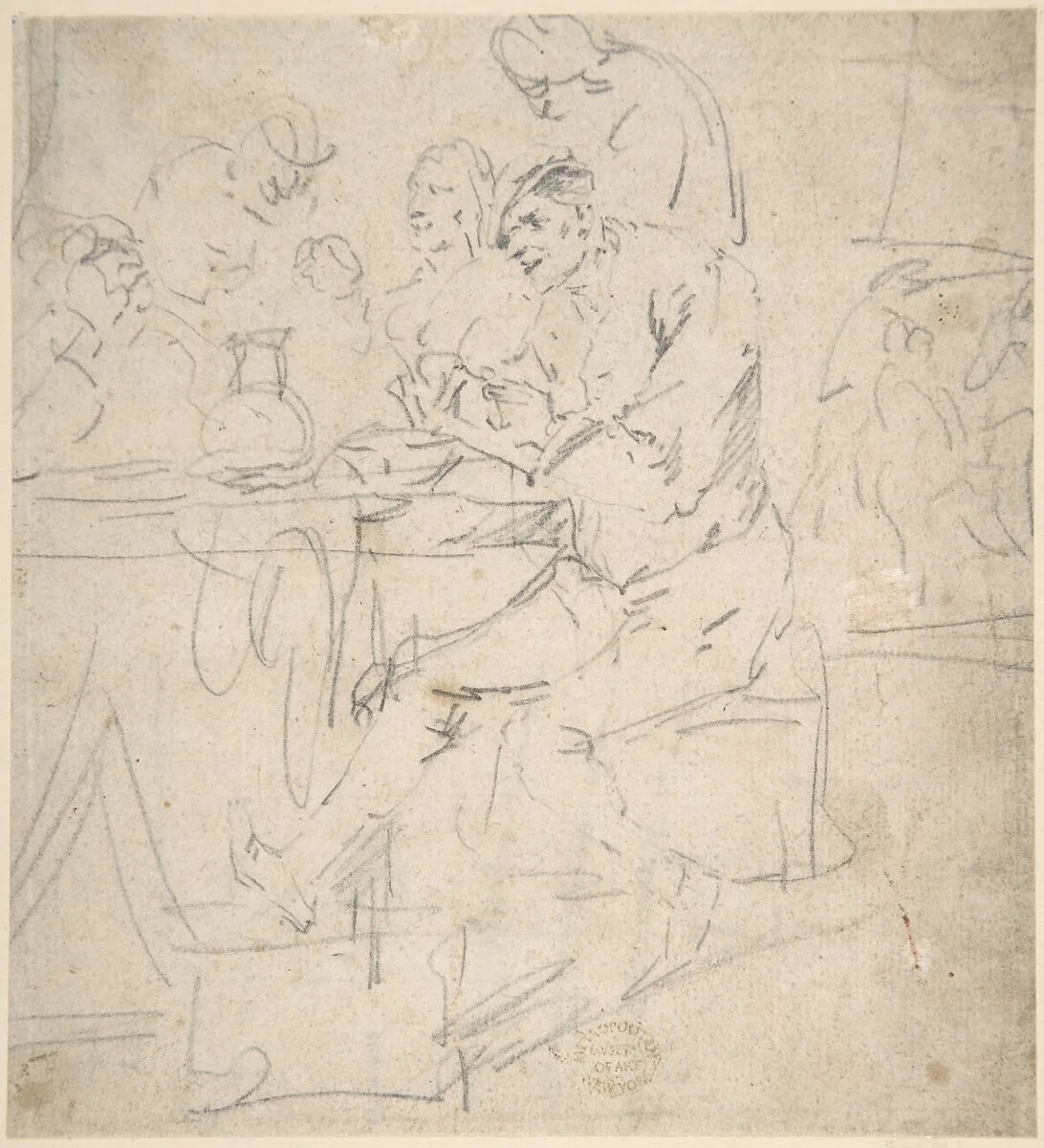 Peasants in a Tavern — Egbert Jasperszoon van Heemskerck I