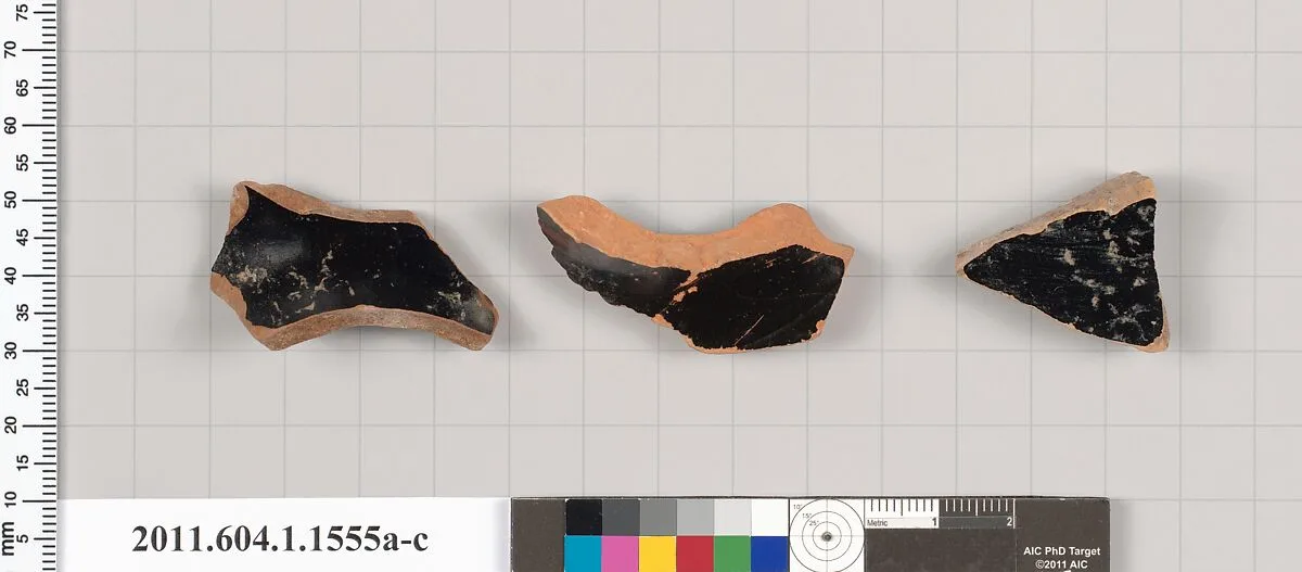 Terracotta fragments of kylikes (drinking cups) — Unknown