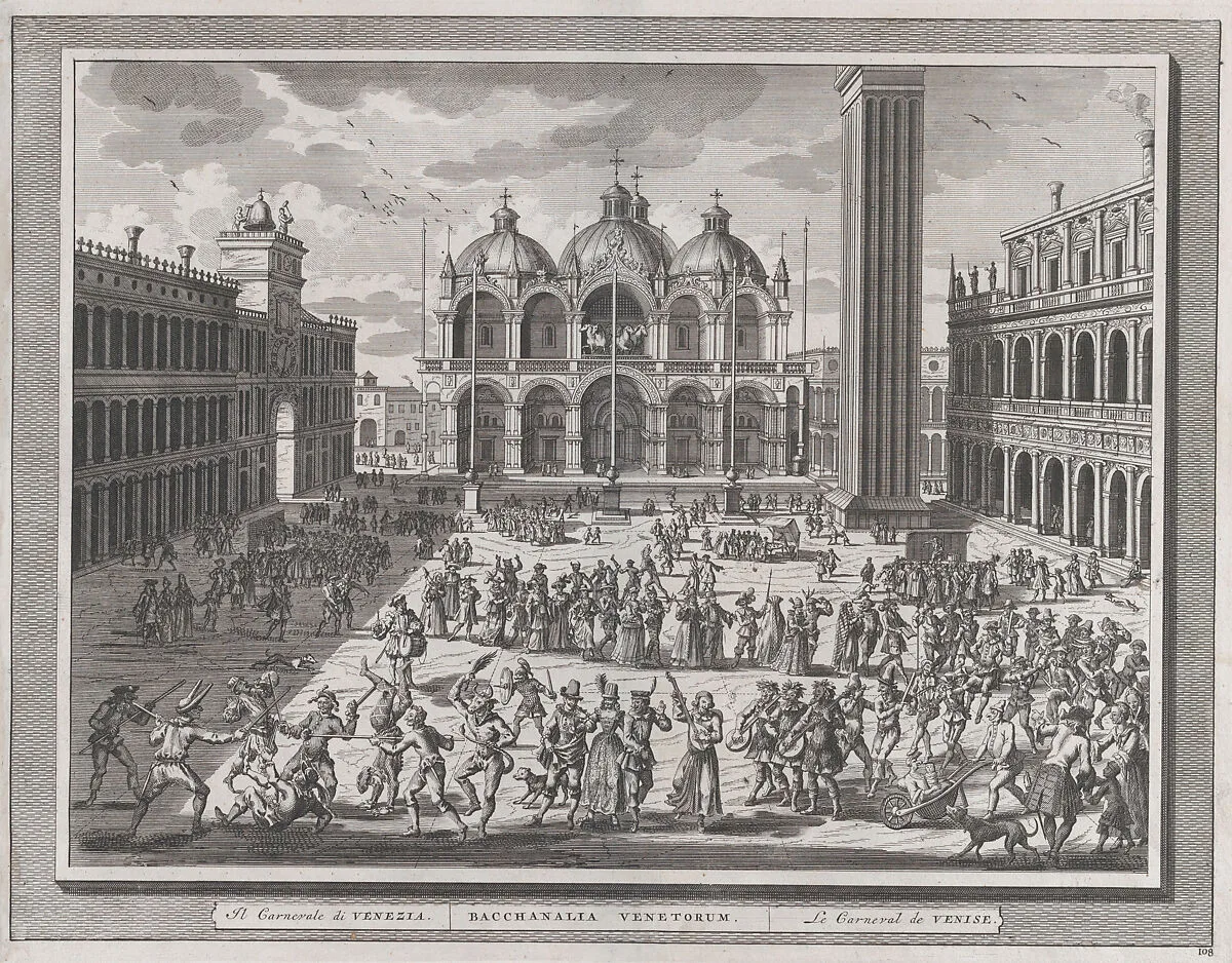 The Carnival of Venice, from: Thesaurus Antiquitatum et Historiarum Italiae, vol. IX — Pieter van der Aa