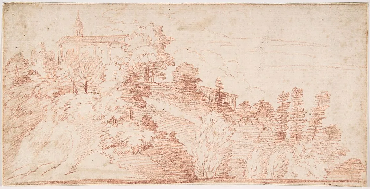 Landscape — Giovanni Larciani ("Master of the Kress Landscapes")