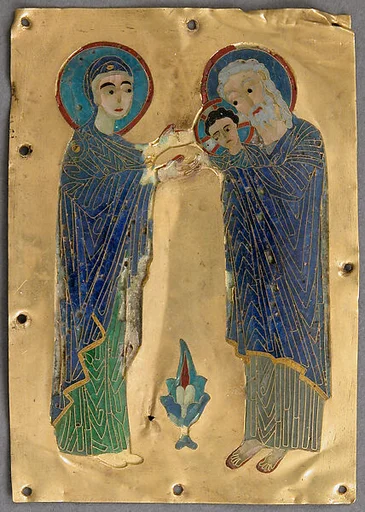 Plaque with Presentation in the Temple