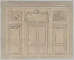 The Breakers: Door Wall Elevation — Ogden Codman, Jr.|Ogden Codman, Jr.