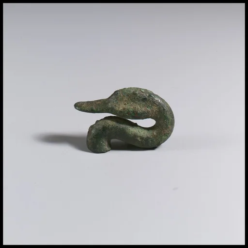Statuette of a swan, fragment
