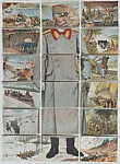 Serbia, from the World War I Puzzle Cards series — Chocolates Jaime Boix, Barcelona|Peter I, King of the Serbs, Croats and Slovenes|J. Lopez