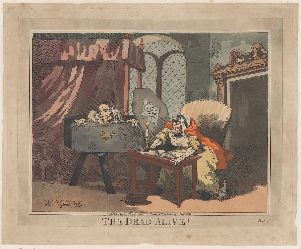 The Dead Alive! — Henry Wigstead|William Holland|Thomas Rowlandson