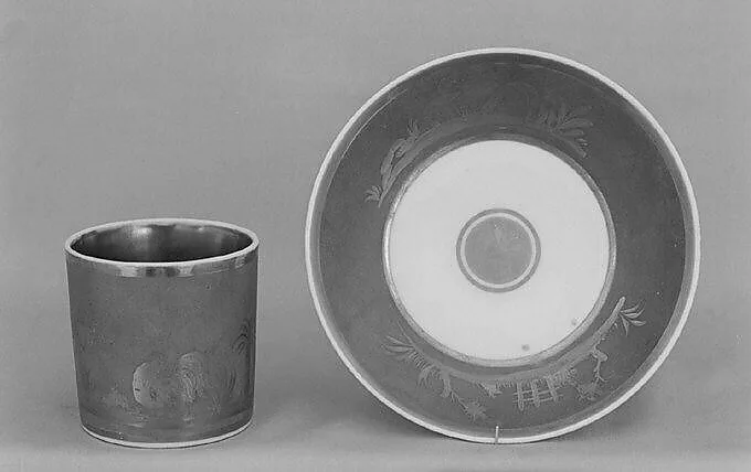 Cup and saucer — Unknown