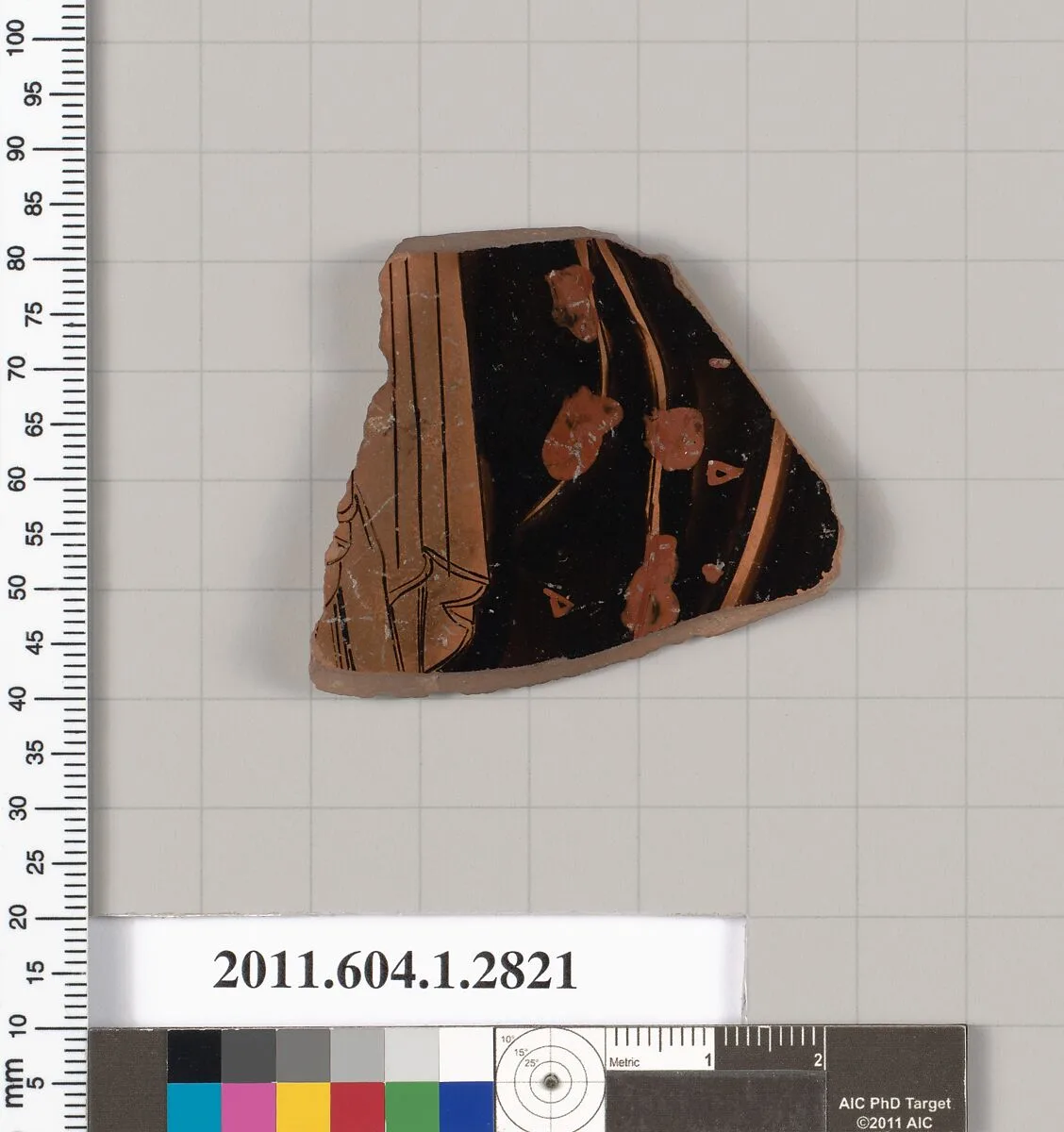 Terracotta fragment of a kylix (drinking cup) — Unknown