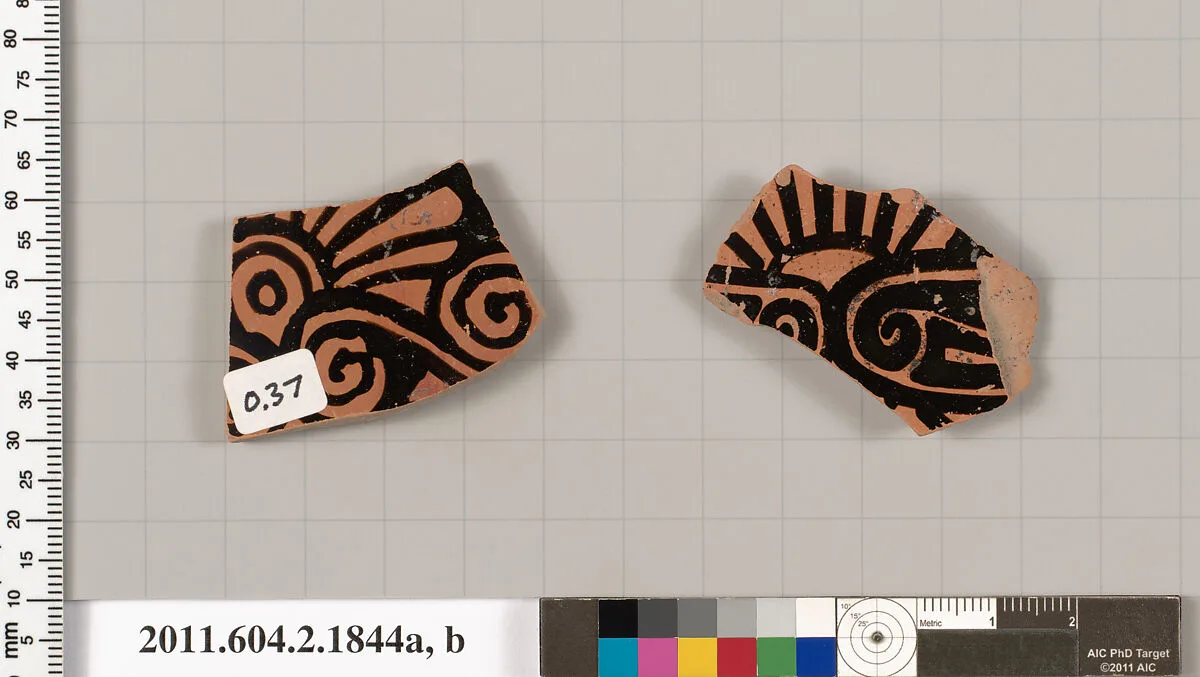 Terracotta fragments of skyphoi (deep drinking cups) — Unknown