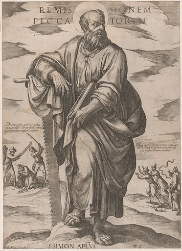 St. Simon, from 'Christ, Mary, and the Apostles'