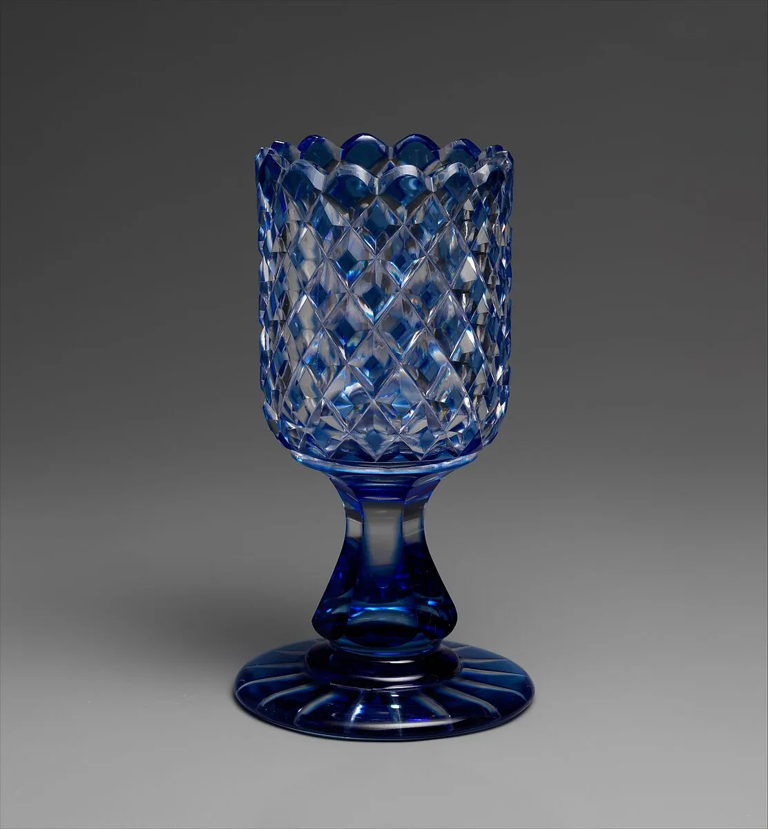Celery vase — Brooklyn Flint Glass Company|Joseph Stouvenel and Company (1851-1857)