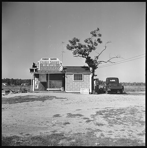 [7 Views of Boat Livery Shack, Maryland]