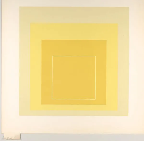 Proof for White Line Square series — Josef Albers|Gemini G.E.L.|Kenneth E. Tyler
