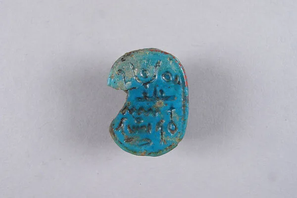 Scarab with hieroglyphs (New Year's blessing?) — Unknown