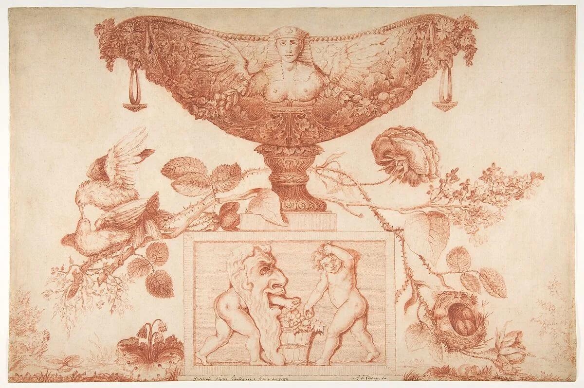 Wine Cooler or Vase on a Classical Pedestal — Aubert Henri Joseph Parent