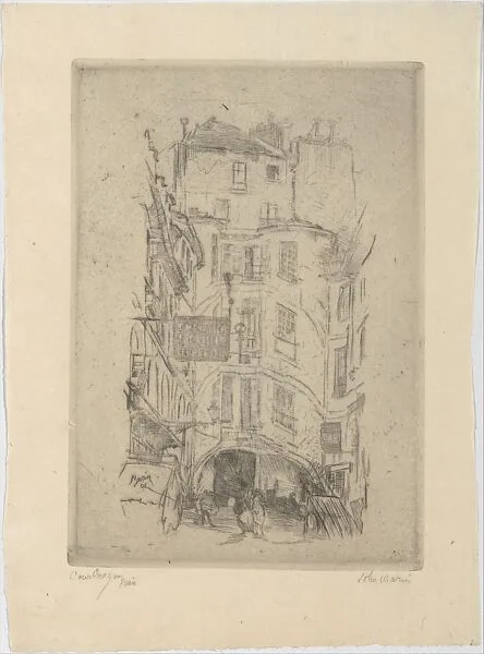 Cour Dragon, Paris — John Marin|Ernest Haskell|Alfred Stieglitz