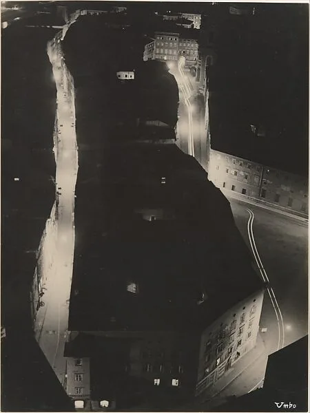 Night in a Small Town — Umbo (Otto Umbehr)