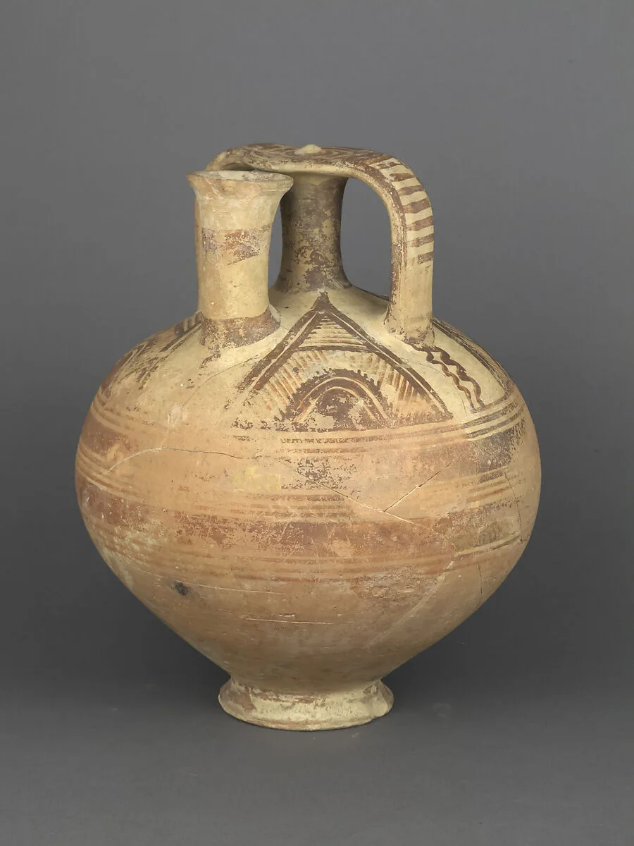 Terracotta stirrup jar — Unknown