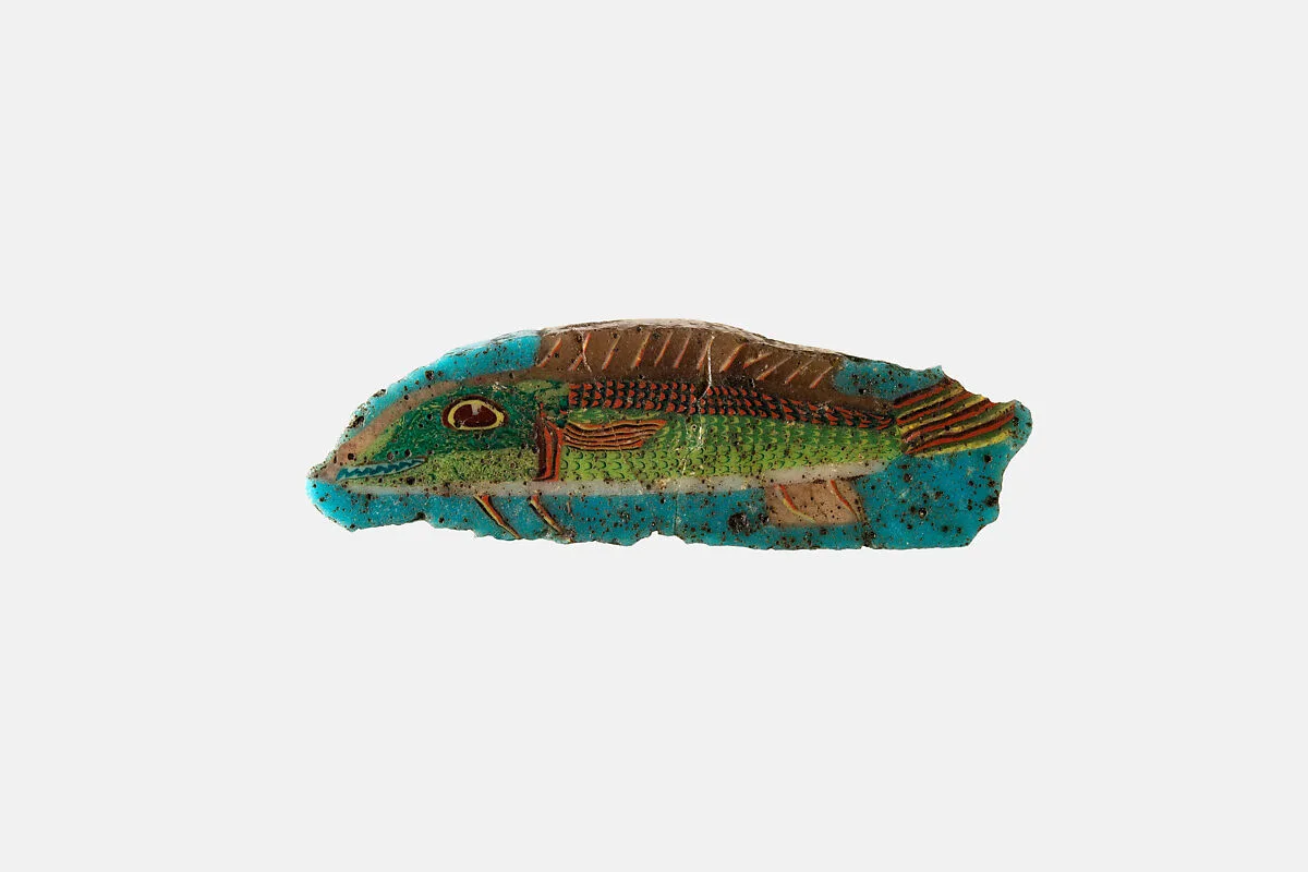 Inlay for Nilotic scene, fish — Unknown