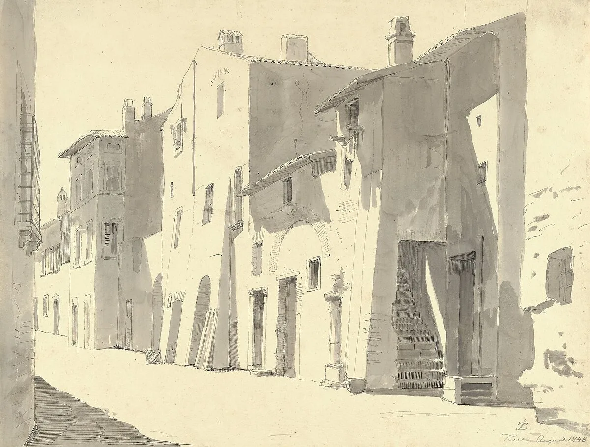 A Sunny Street at Tivoli — Thorald Læssøe
