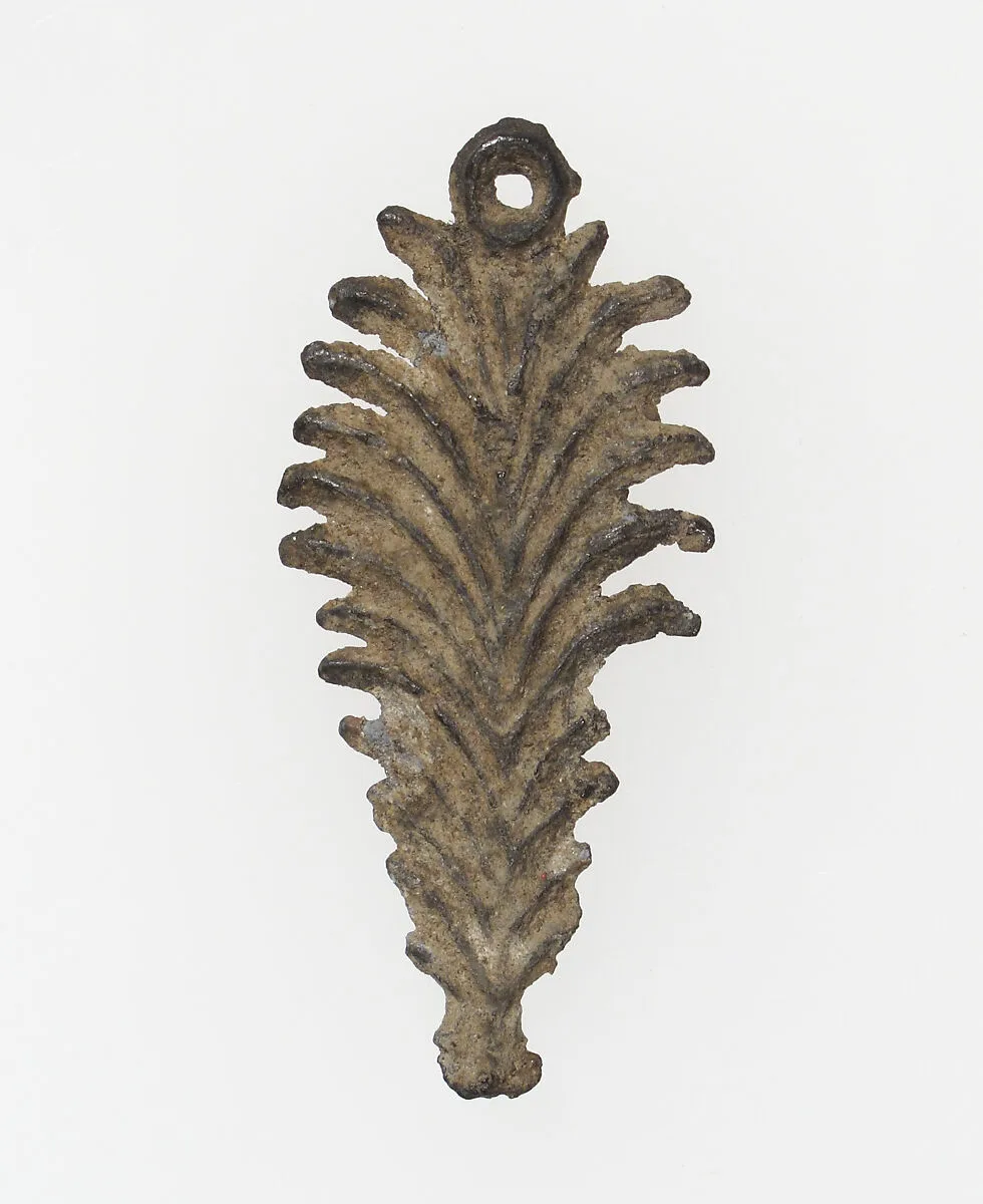 Pilgrim's Badge in the form of a Martyr's palm frond — Unknown