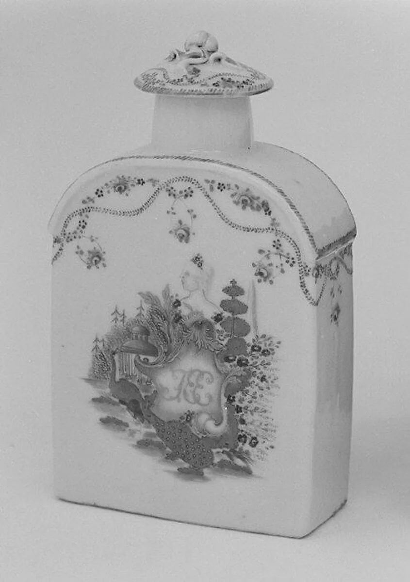Tea caddy with cover — Unknown