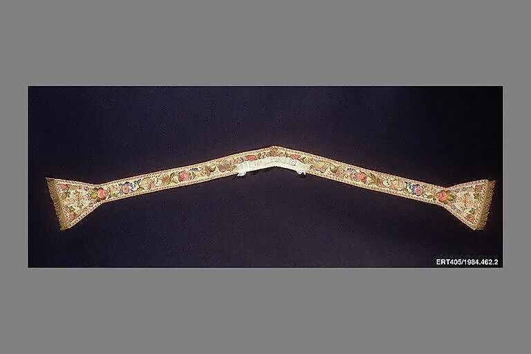 Stole (one of a set of five vestments) — Unknown