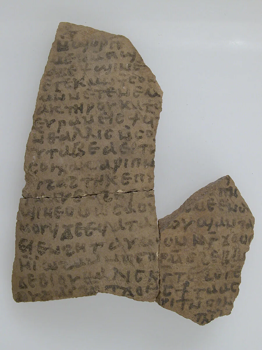 Ostrakon with a Letter from Joseph — Unknown