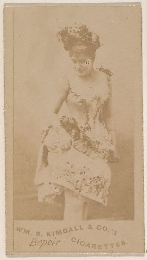 Miss Bepoir, from the Actresses series (N203) issued by Wm. S. Kimball & Co. — William S. Kimball & Company