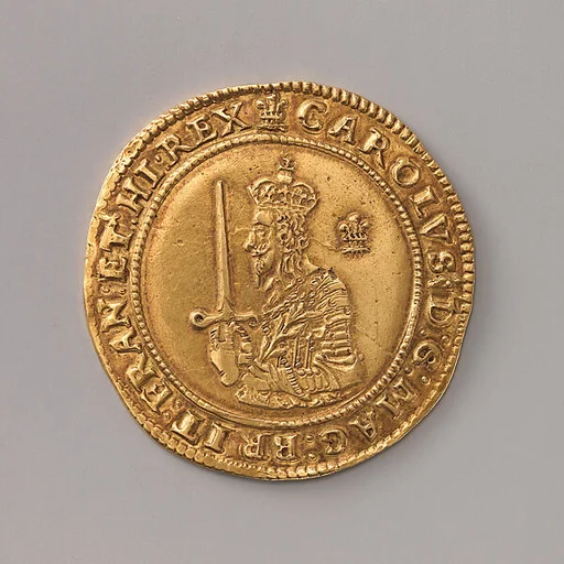 Three-pound piece, King Charles I (r. 1625–49)
