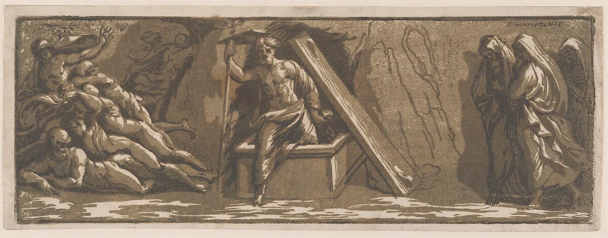 Resurrection of Christ — Ugo da Carpi|Raphael (Raffaello Sanzio or Santi)