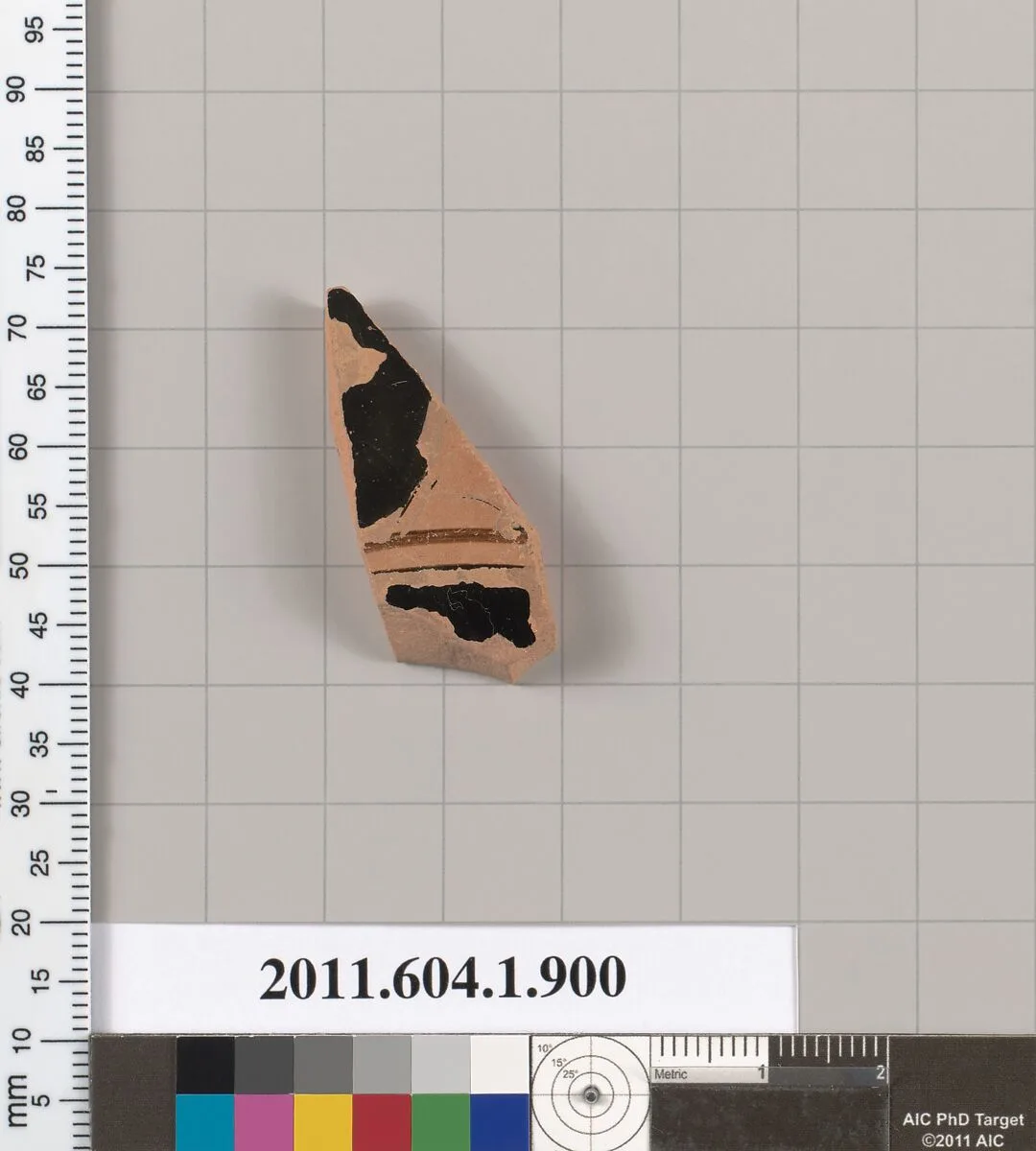 Terracotta fragment of a kylix (drinking cup) — Unknown