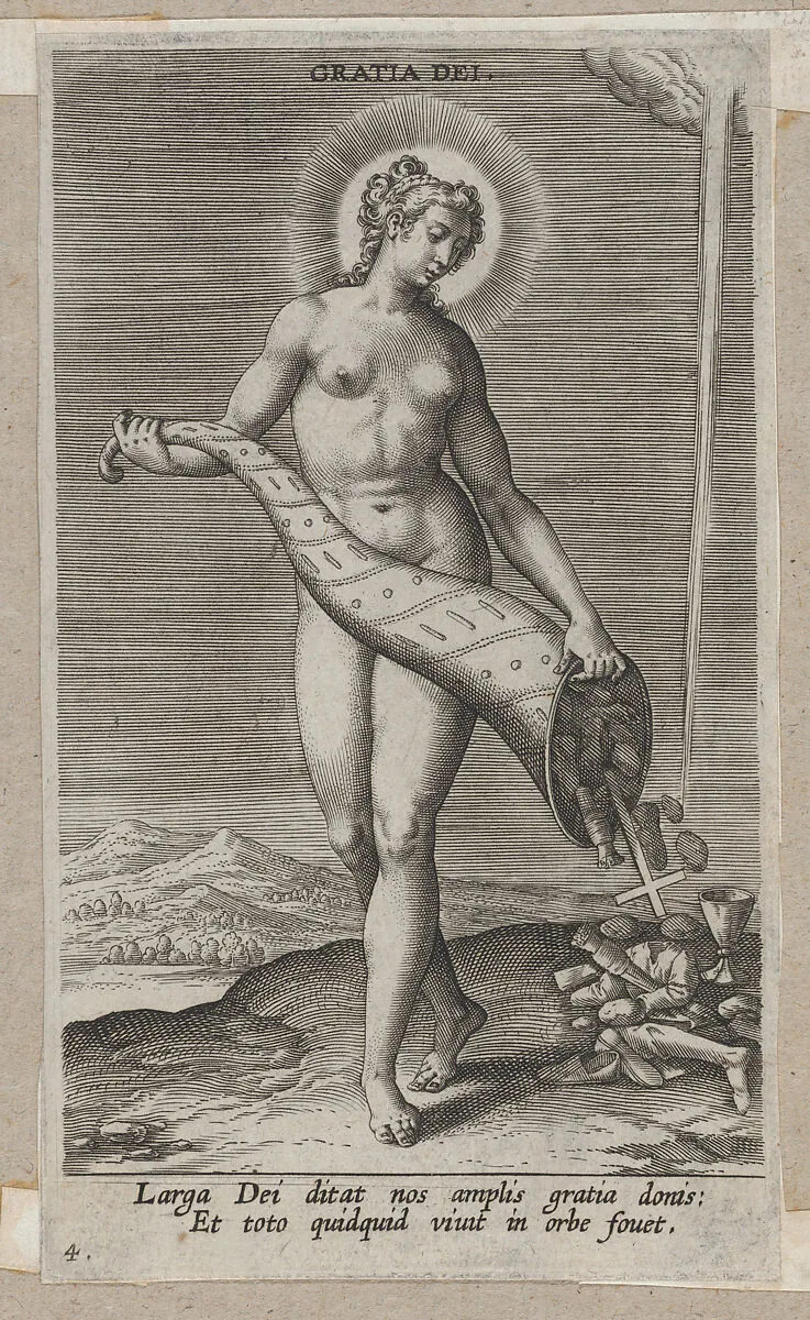 Gratia Dei, from "Proposopographia" — Philips Galle