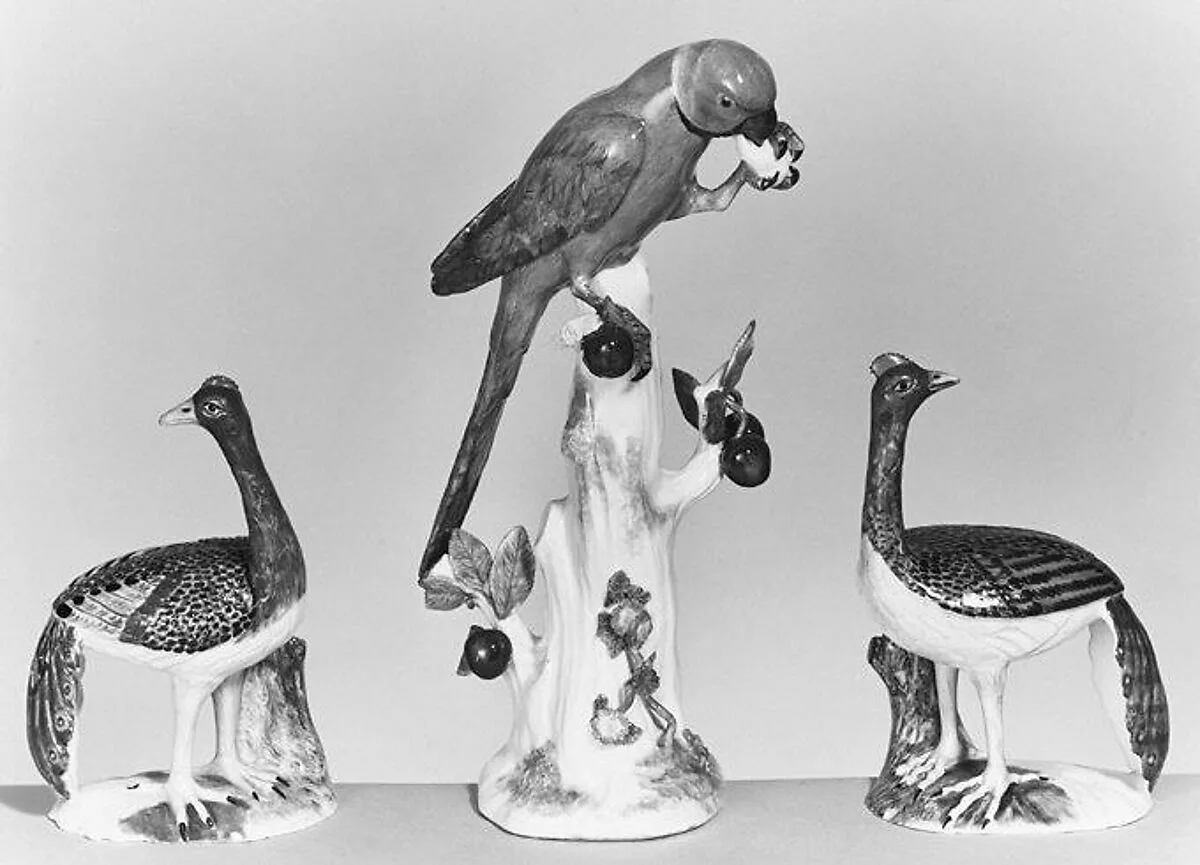 Peacock (one of a pair) — Meissen Manufactory