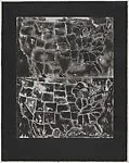 Two Maps II — Universal Limited Art Editions|Jasper Johns
