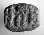 Stamp seal (octagonal pyramid) with cultic scene — Unknown