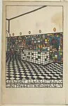 Bar Room, Cabernet Fledermaus, Vienna, Kärntnerstasse 33 — Josef Hoffmann|Wiener Werkstätte