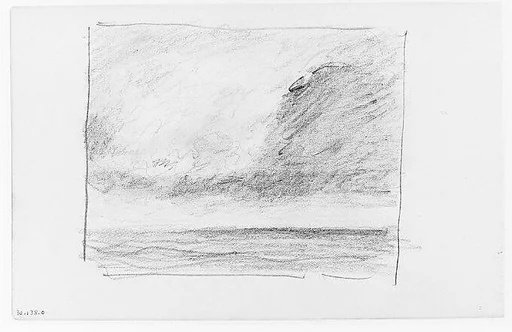Storm Clouds over Water (Long Island Sound?) (from Sketchbook)