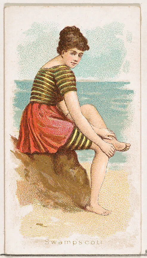Swampscott, from the Fancy Bathers series (N187) issued by Wm. S. Kimball & Co. — William S. Kimball & Company