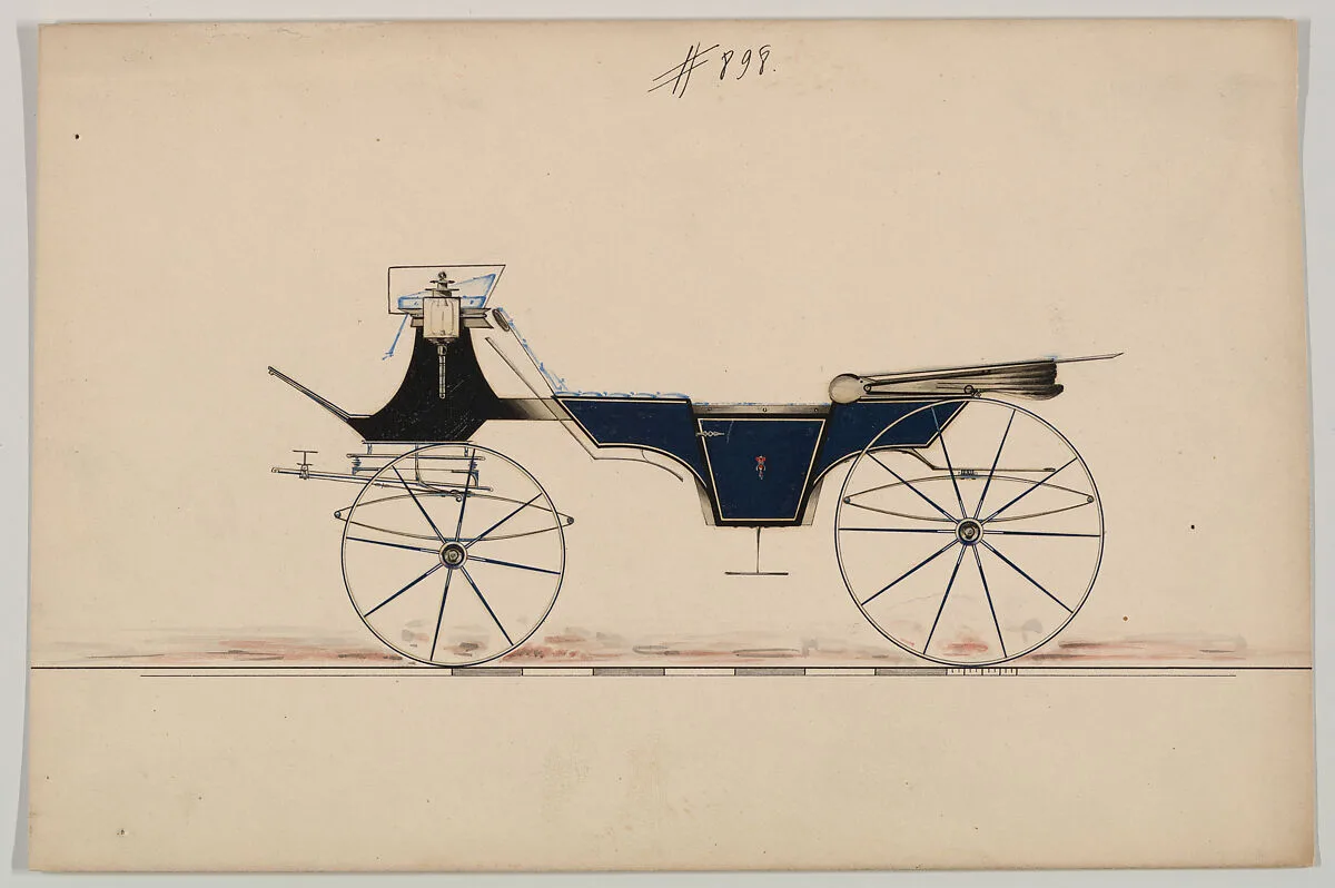 Design for Vis-à-vis, no. 898 — Brewster & Co.