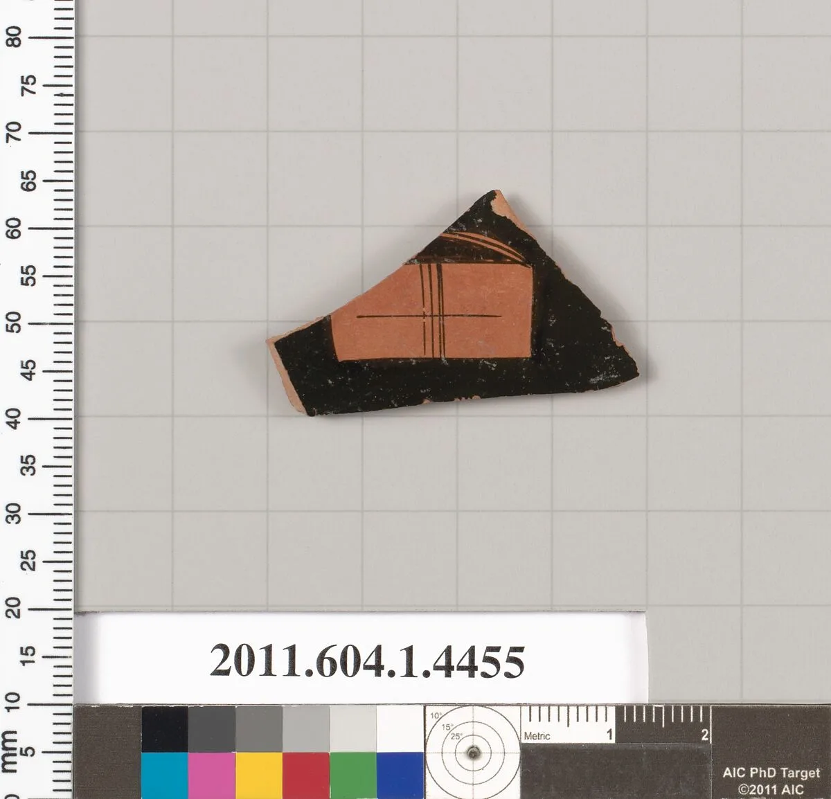 Terracotta fragment of a kylix (drinking cup) — Unknown
